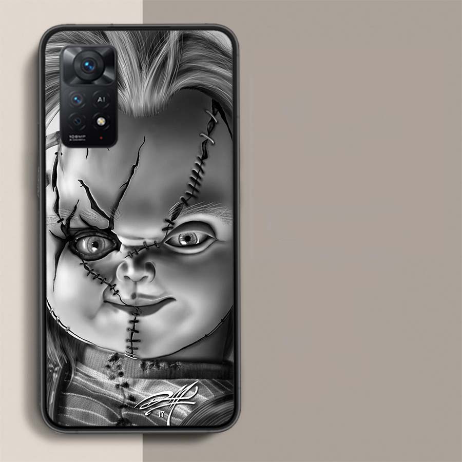 Chucky Doll Horror Movie Phone Case For Xiaomi Redmi Note 12 Pro Plus 5G 12S 11 11E 11T Pro 10 9 8 7 11S 10S 4G 9T 8T 9S Capa Co