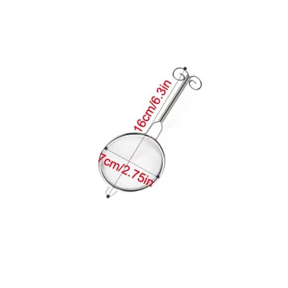 Stainless Steel Matcha Sifter Bamboo Very Fine Mesh Fine Mesh Strainer Rust-Proof Easy to Clean Cocktail Sieve for Kitchen