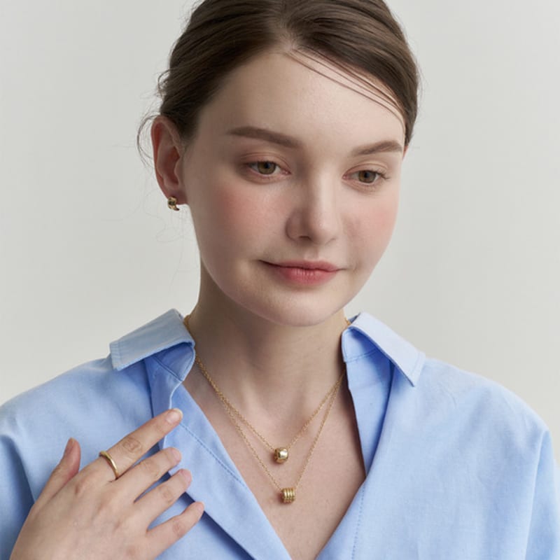 Archive:le [Silver 925]Screw Ball Necklace