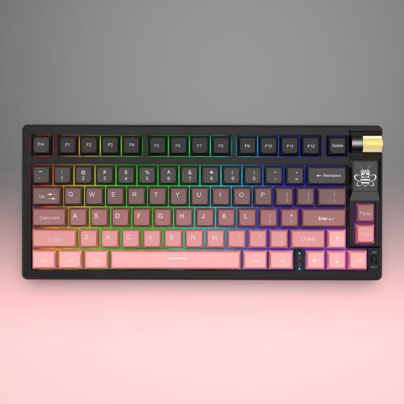 OLOEY 75-Key Tri-Mode Mechanical Keyboard