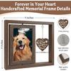 Pet Memorial Gifts for Loss of Dog, 4x6 Rotating Wooden Picture Frame, Loss of Dog Sympathy Gift- Pet Bereavement Remembrance Gifts