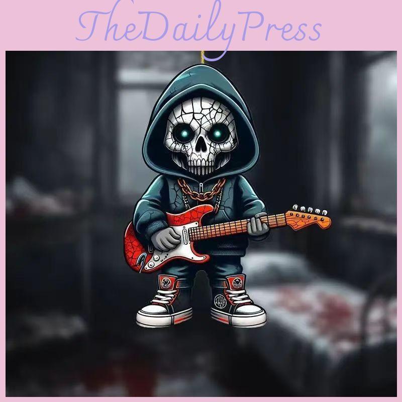 Halloween Skeleton Car Hanging Decoration Acrylic Material Car Interior Styling