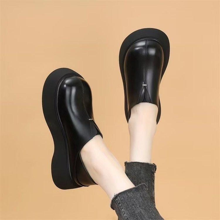 The Bulk Goods Have Been Shipped, the Four-season Popular Single Shoes, Good Quality, Including Return, Deep Mouth Round Head Muffin Bottom PUPU.