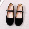Women's Old Beijing Non-slip Flat Cloth Shoes - Soft Sole, Plus Size, Ideal for Work and Dancing.