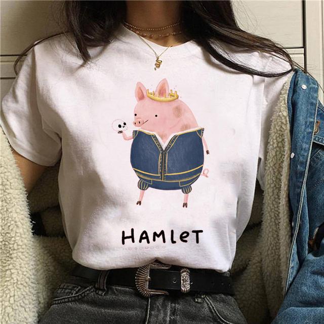 Summer Fashion Oversized T-Shirt for Women Harajuku Style Cockatiels Parrot Graphic Loose Short Sleeve Funny Bird Print Top