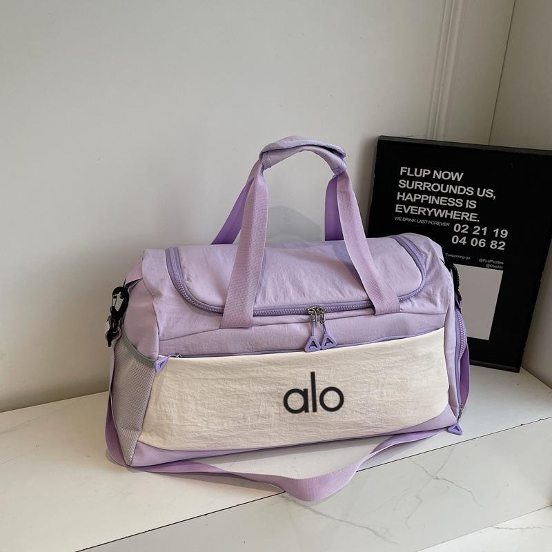 alo New large-capacity travel bag for women, fitness yoga bag, crossbody handbag, shoulder bag, fashionable sports storage bag