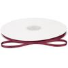 [Tekdeere]Width 6mm Solid Burgundy Grosgrain Ribbon, Perfect for Gift Wrapping, Sewing, Hair Accessories, Wedding Decorations - 91m/roll