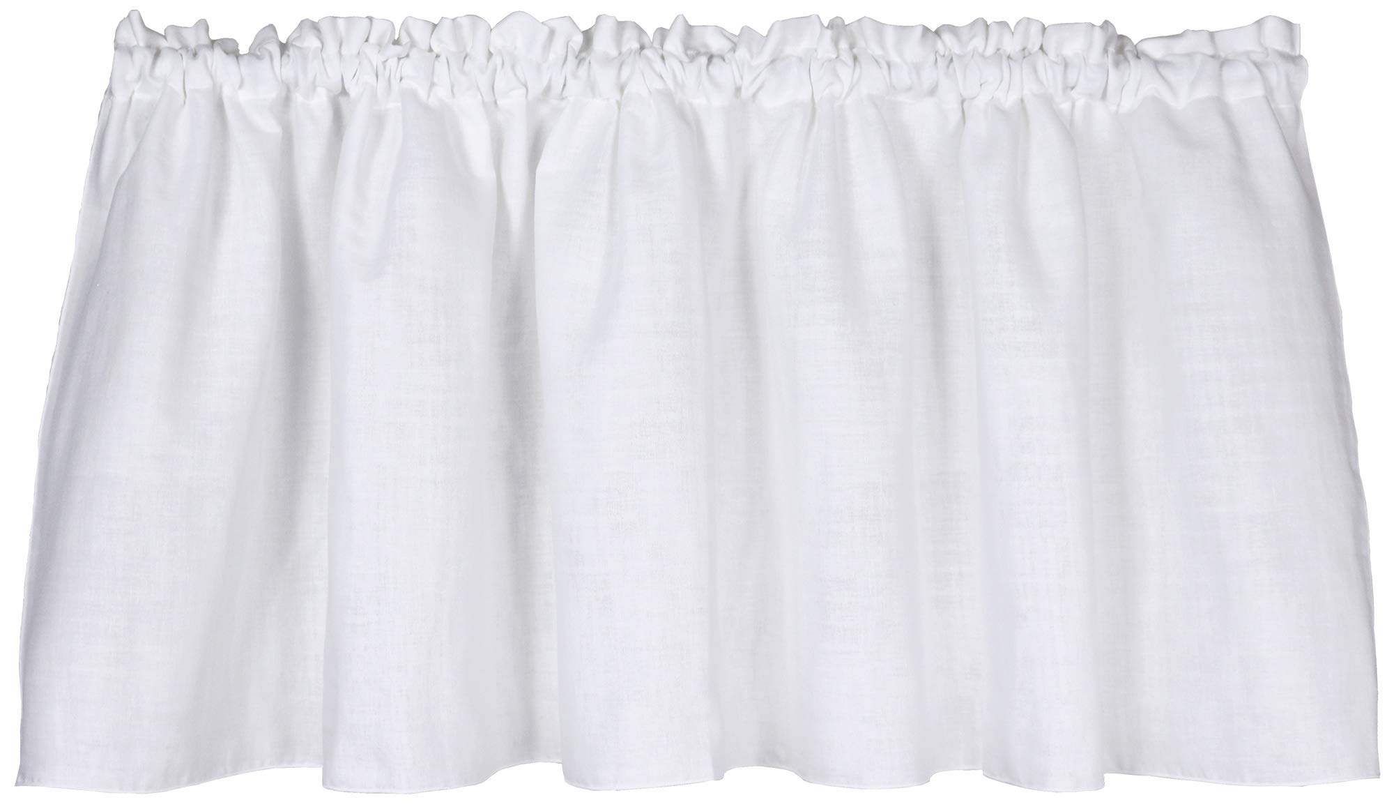 

Stylish and cute Scandinavian cafe curtain made from Sunnyday double approximately 150cm wide x 45cm long Fabric, gauze, white, белый