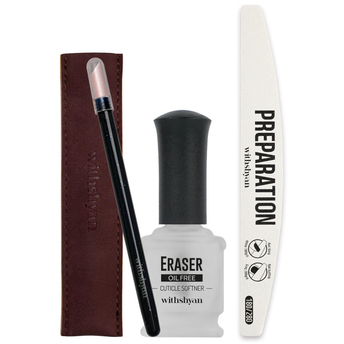 Gel Nail Pre-treatment 3-Piece Set