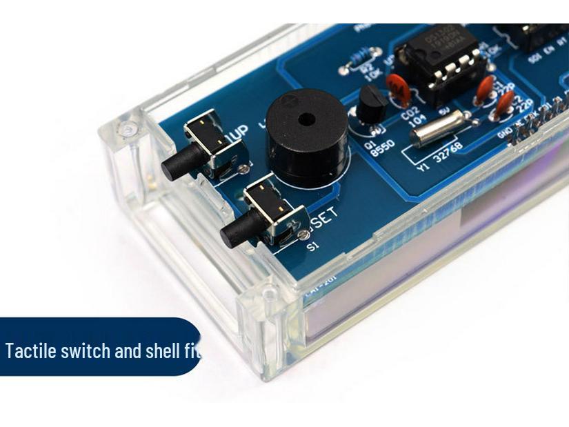 DIY Nixie-Röhren Siebenfarben-Uhr Bausatz: Elektronische Lötpraxis & Alarmzubehör