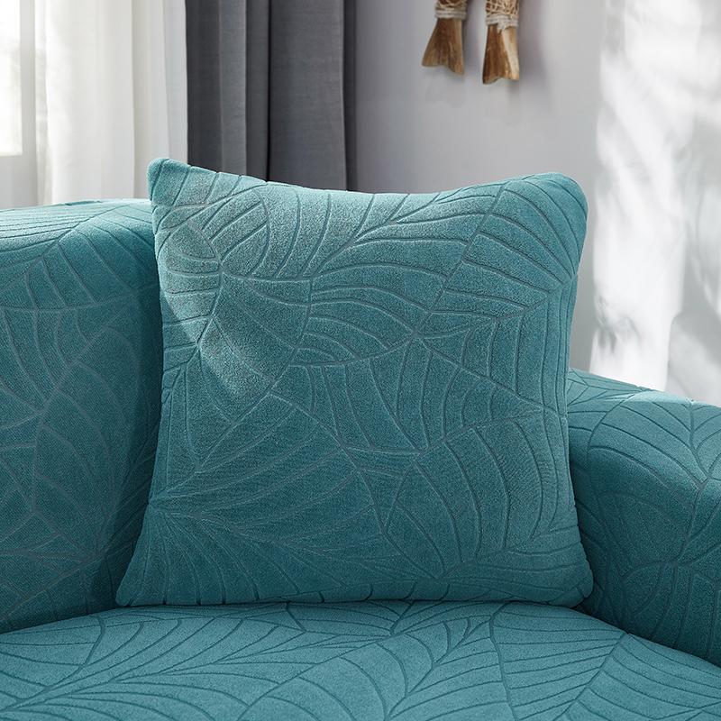 2pcs Water Resistant Pillow Cover Jacquard Stretch Pillowcase 45 *45cm Throw Pillow Covers Elastic Cushion Cover