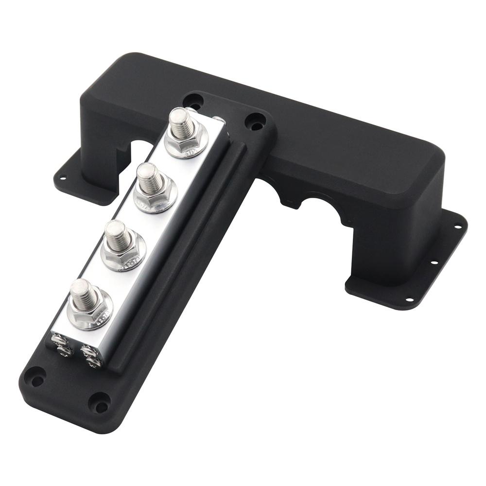 High Current 4*3/8"Bus Bar  Electric Terminal Board 600A  4x10mm Power Terminals