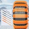 20/10pcs Snow Chain Urethane Set Wheel Ties Belts Widen Thicken Car Tire Crawler Anti-skid Wheel Tyre Ties Winter Emergency Tool