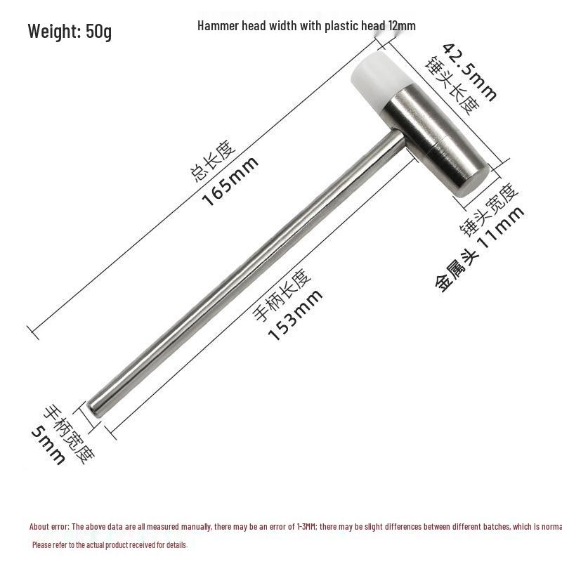 Easter Egg DIY Rubber Double-headed Mini Hammer for Watch Repair