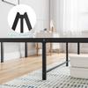 Bed Frame 120x200 Cm Metal, Sturdy Platform Bed with Headboard, Noiseless, Easy Assembly, No Box Spring Needed, Ideal for Couples & Guest Rooms