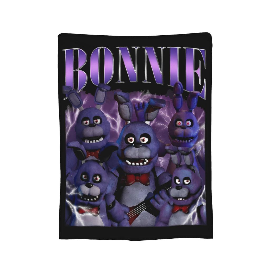 FNAF At Freddys Blanket Velvet Spring Autumn Multifunction Super Warm Throw Blanket for Bedding Travel Quilt