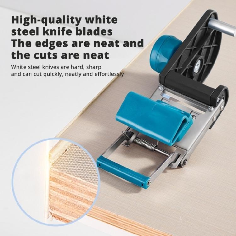 Manual Edge Banding Trimmer Machine Curved Straight Edge Bands Cutter Tool for Plastic, PVC, Plywoods Woodworking Tool