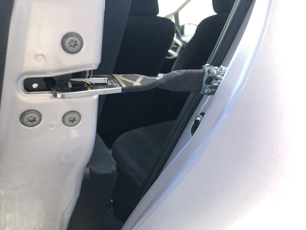 Higher Fly Car Door Car Door Interior Rear Door Bone Door Car Convenient Protects Your Car from Storage Bag Easy Universal Black Stopper, Lock,