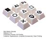 4/9Pcs 3D Printed Keycaps Game Controller Skull Round Triangle Square Symbols Universal Mechanical Keyboards Keycaps Replacement Computer Accessories