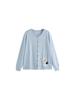 Plus Size Women's Round Neck Jacquard Cardigan - 2026 Spring Style Puppy Design