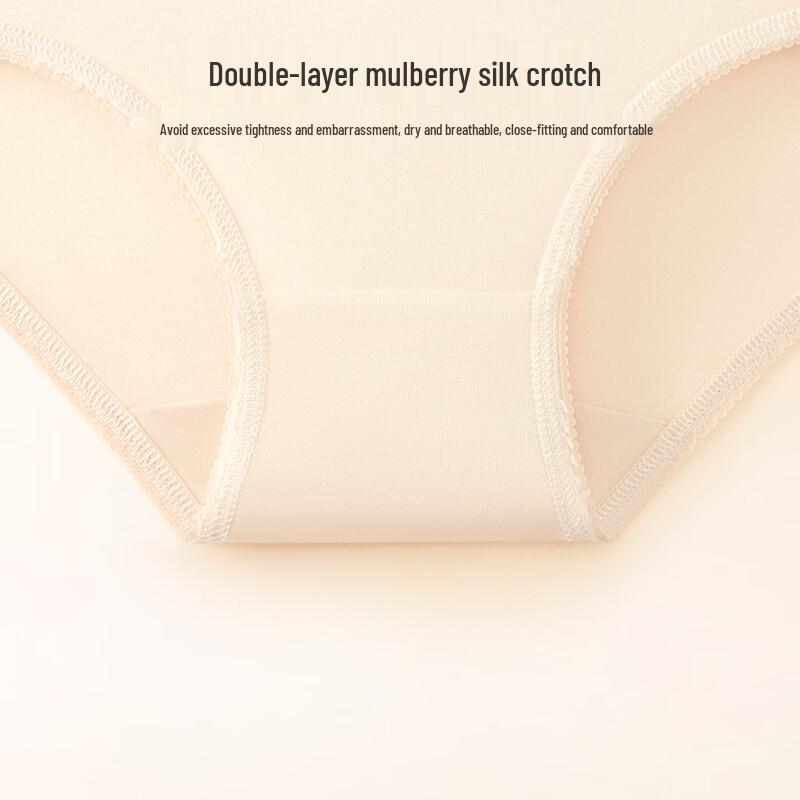 Women's 100% Silk High-Waist Tummy Control Briefs