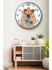 Capybara Cartoon Wall Clock: Cute, Creative, Automatic Time Adjustment for Living Room & Bedroom Decor