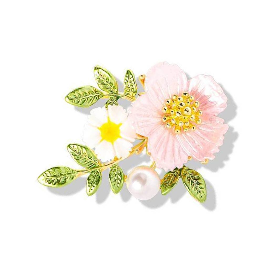 Sparkling Crystal Daisy Flower Brooch Elegant Rhinestones Decoration Jewelry Gift For Women Dress Coat Accessories