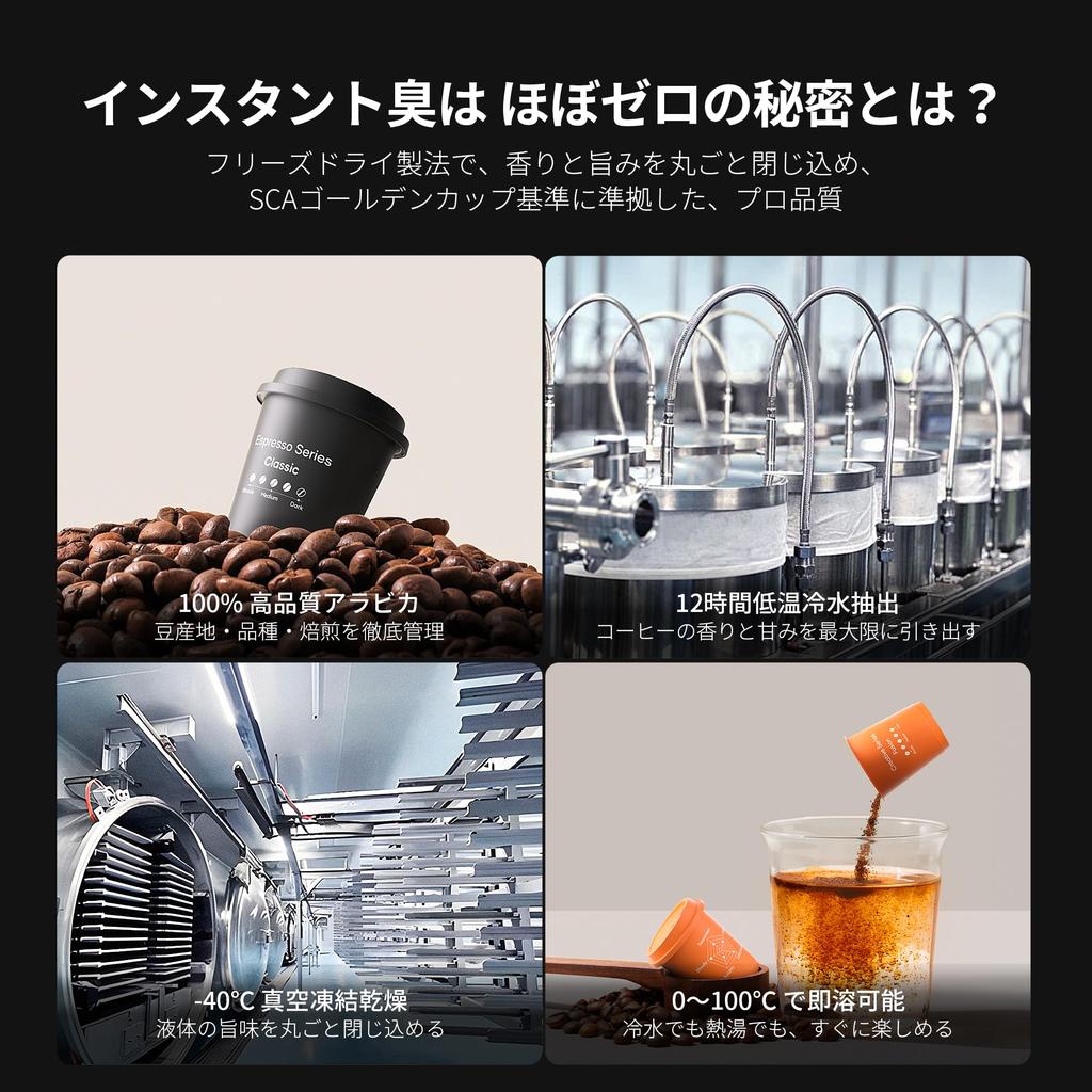 Epeios Freeze-Dried Coffee Black