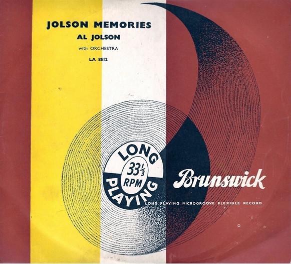 

10inch Record AL JOLSON Jolson Memories LA8512 Brunswick UK Pop Used