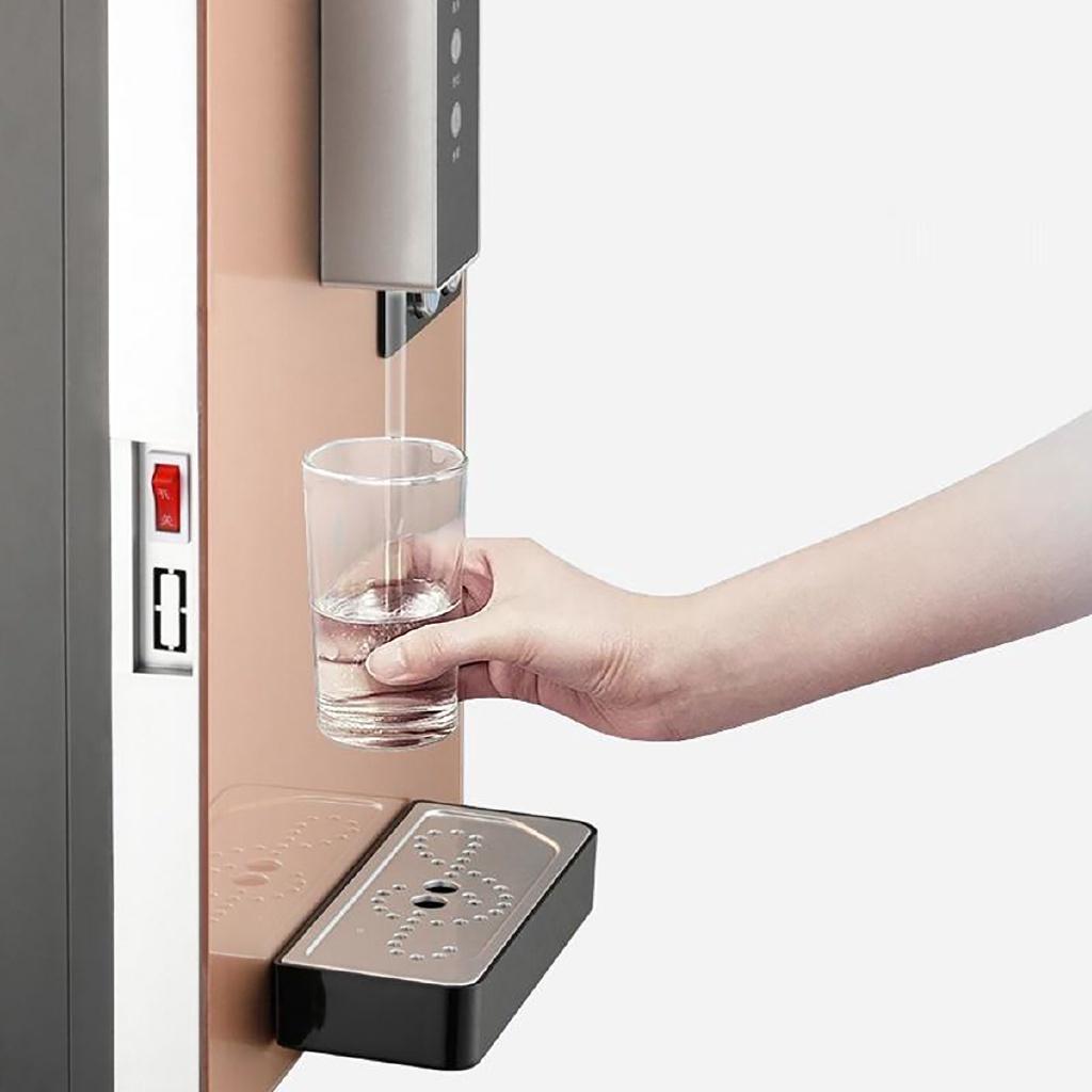 220V Water Cooler Drinking Fountain Electric Water Dispenser Multifunctional Hot/Cold/Ice Wall Mounting Water Heater
