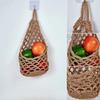 Portable Fruit Net Bag Kitchen Storage Storage Organizer Durable Hanging Basket  Kitchen Use