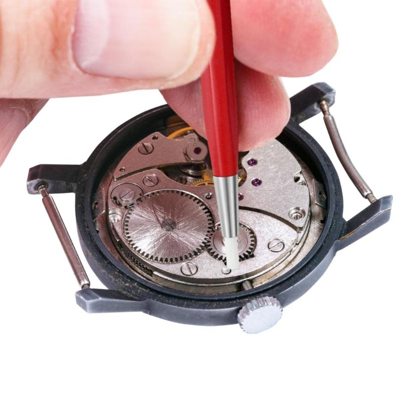 3Pcs/set Rust Removal Brush Pen Glass Fiber/Brass/Steel Brush Pen Shape Watch Repair Parts Polishing Cleaning Tool