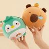 New Cartoon 2-In-1 Neck Pillow With Eye Mask Cute Plush Doll Travel Pillow Portable Office Desk Pillow Birthday Gift