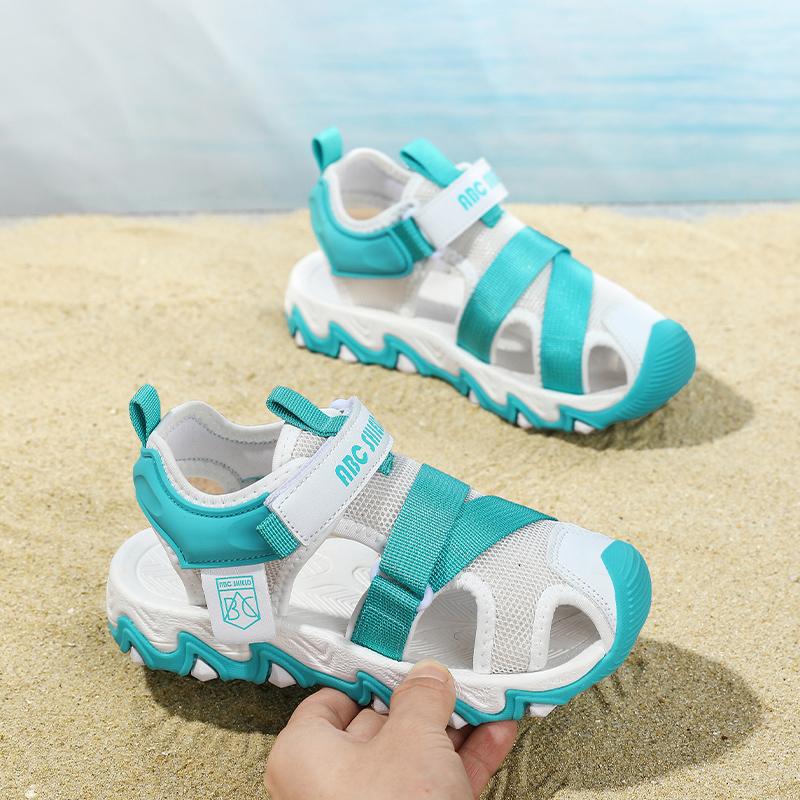 28-39 Summer Kids Closed Toe Collision Prevention Girls Sandals Sports Shoes Boys Sandals Flip-Flops