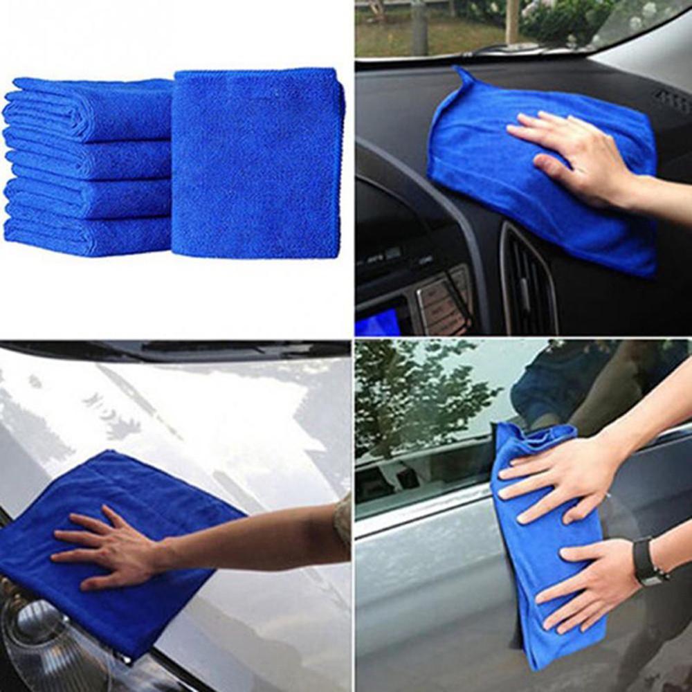 Microfiber Car Wash Towels 10 Pack - Cleaning Duster Cloths for Detailing