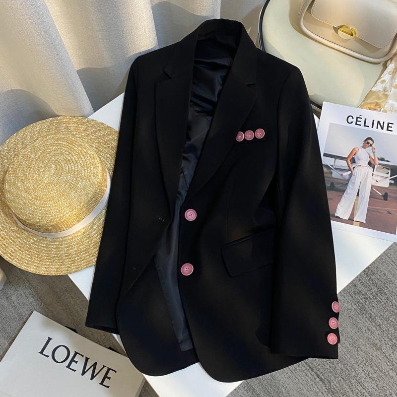 2024 Early Spring Black Versatile Women's Casual Blazer