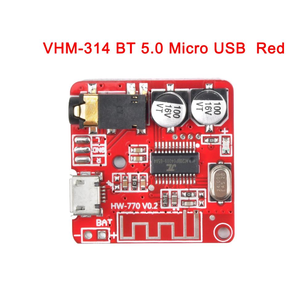 Bluetooth Audio Receiver Board VHM-314 Bluetooth 5.0 MP3 Lossless Decoder Board Wireless Stereo Music Module 3.7-5V