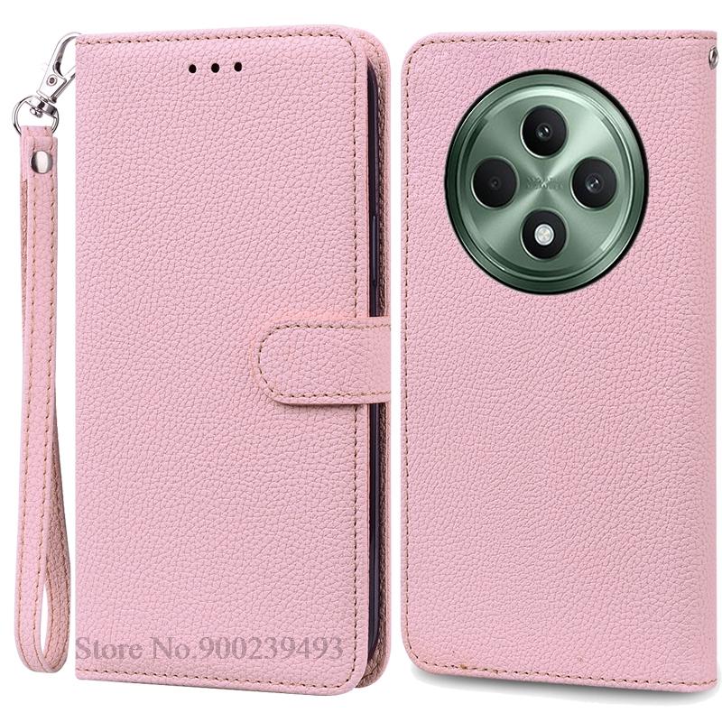 For Oppo Reno 12 FS 5G Etui Lommebok Lær Flip Cover For Oppo Reno 12F Etui Reno 12FS 12 F Reno12F Reno12 Fs Telefonetui Fundas