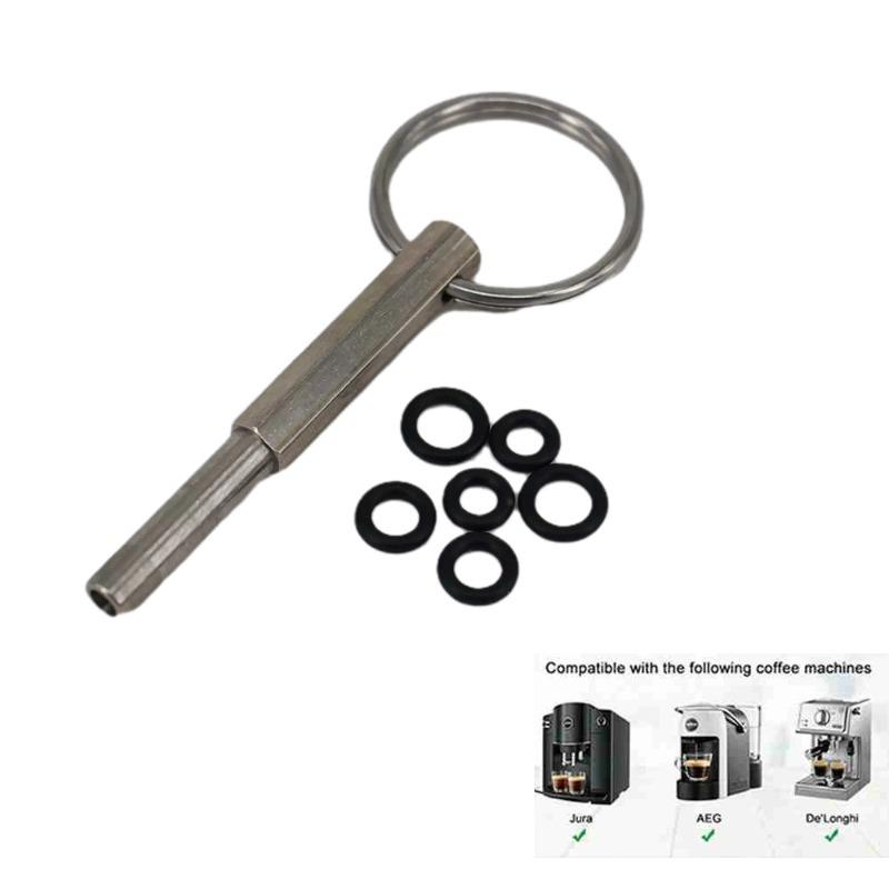 Kaffeemaschinen-Reparaturwerkzeuge Kaffeemaschinen-Reparaturwerkzeug Ovaler Kopf Magnetischer Schraubstift Jura Spezialbohrer Schraubendreher Edelstahl 3