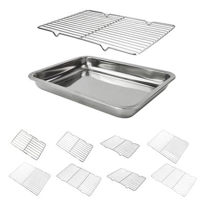 Griglia per filtro in acciaio inossidabile, griglia per forno, resistente al calore, griglia di raffreddamento, facile da pulire, lavabile in lavastoviglie, griglia per cottura al forno, barbecue