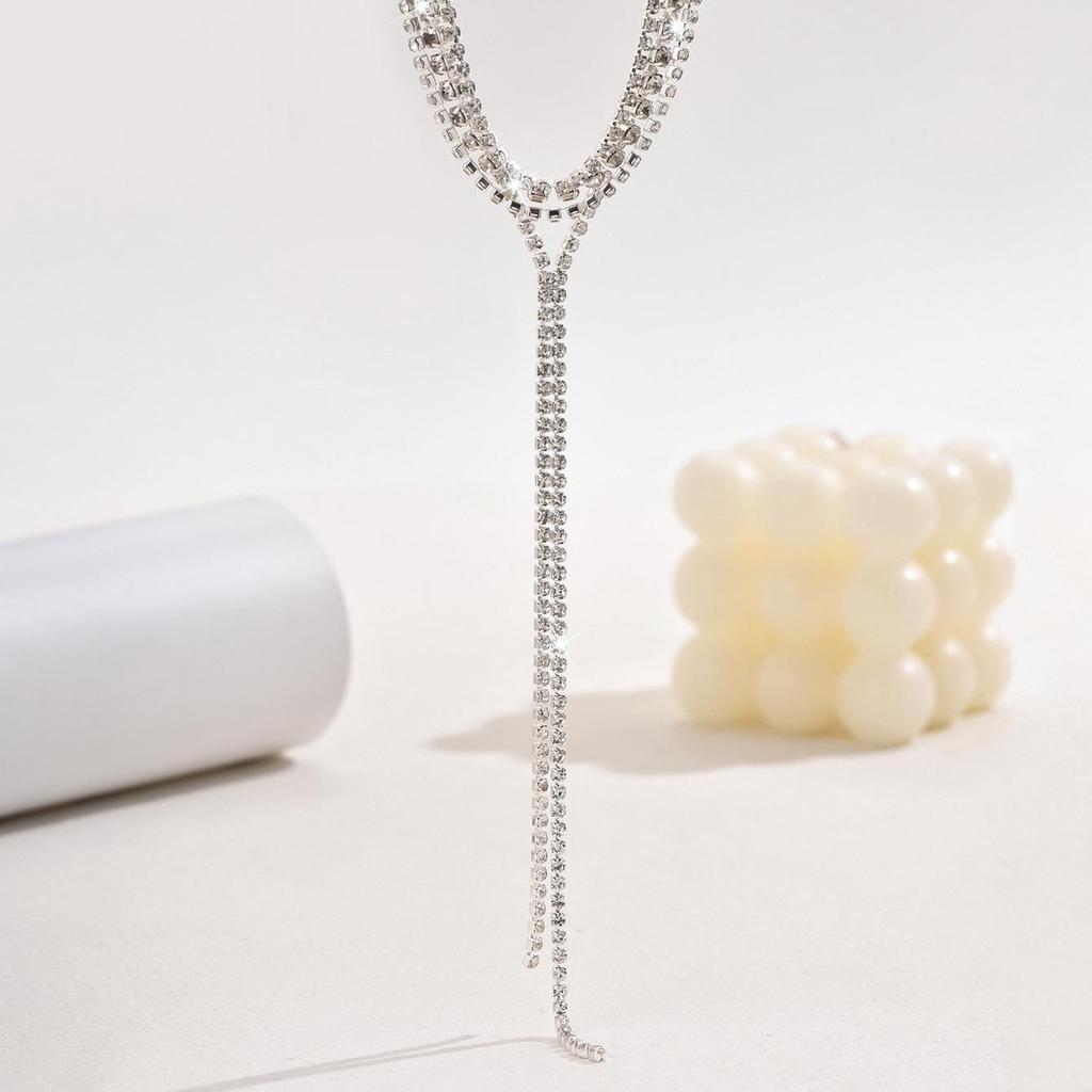European American Multi-Layer Rhinestone Body Chain Necklace - Sexy Beach Jewelry