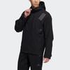 Adidas Wv Multicolor Jacket With Logo Print And Three Stripes Men Jacket Black H39264