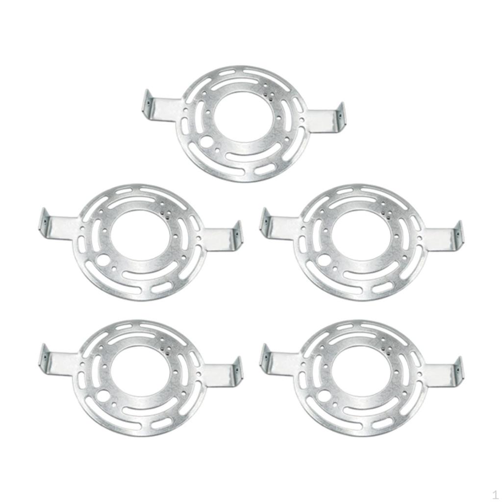 5 Count Light Fixture Support Bracket, Round Crossbar Plate for Pendant Lighting Near Ceiling