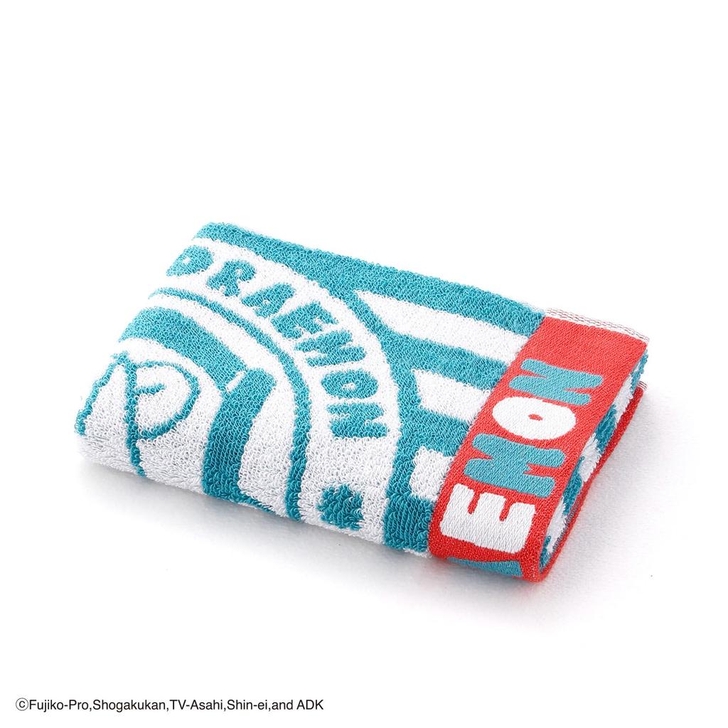 Towel Museum Compact Made In 25 X Doraemon Towel, Japan, 100% Cotton, Approx. 70cm, Sticker, Blue, 21-2432120