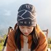 Autumn and Winter Mountain Line Warm Knitted Hat Outdoor Mountaineering Windproof Cold Hat Trend Sense Versatile Commuter Pullover Hat