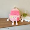 Schoolbag Cartoon Boys and Girls Kindergarten Backpack Size Children's Schoolbag Three-dimensional Splicing Color House Model Going Out Backpack