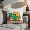 Joguman Korean Instagram Dinosaur Pillow Case 3D Print Polyester Fiber 40*40 Cm Home Sofa Throw Decoration Festival Gift