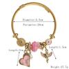 Stainless Steel Heart Shape Diy Bracelet Kit With Crystal Accents For Gift And Travel Souvenirs