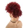 New Arrival Synthetic Ponytail with Bangs Afro Kinky Curly Mohawk Ponytail Bun Clip in Hair Extension for Black Women