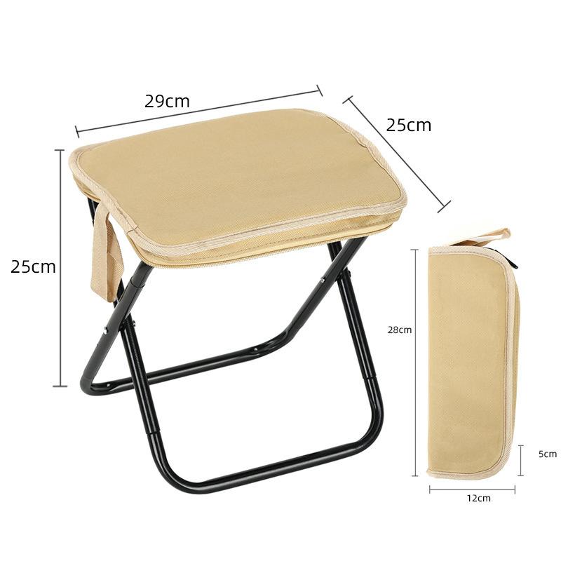 Folding Chair Stool Portable Lightweight Folding Chair Portable Backpack Folding Stool for Outdoor Camping Picnic Sit Pad